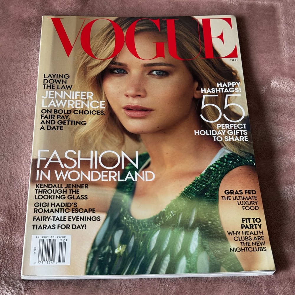 Jennifer Lawrence Cover Vogue December 2015 Issue